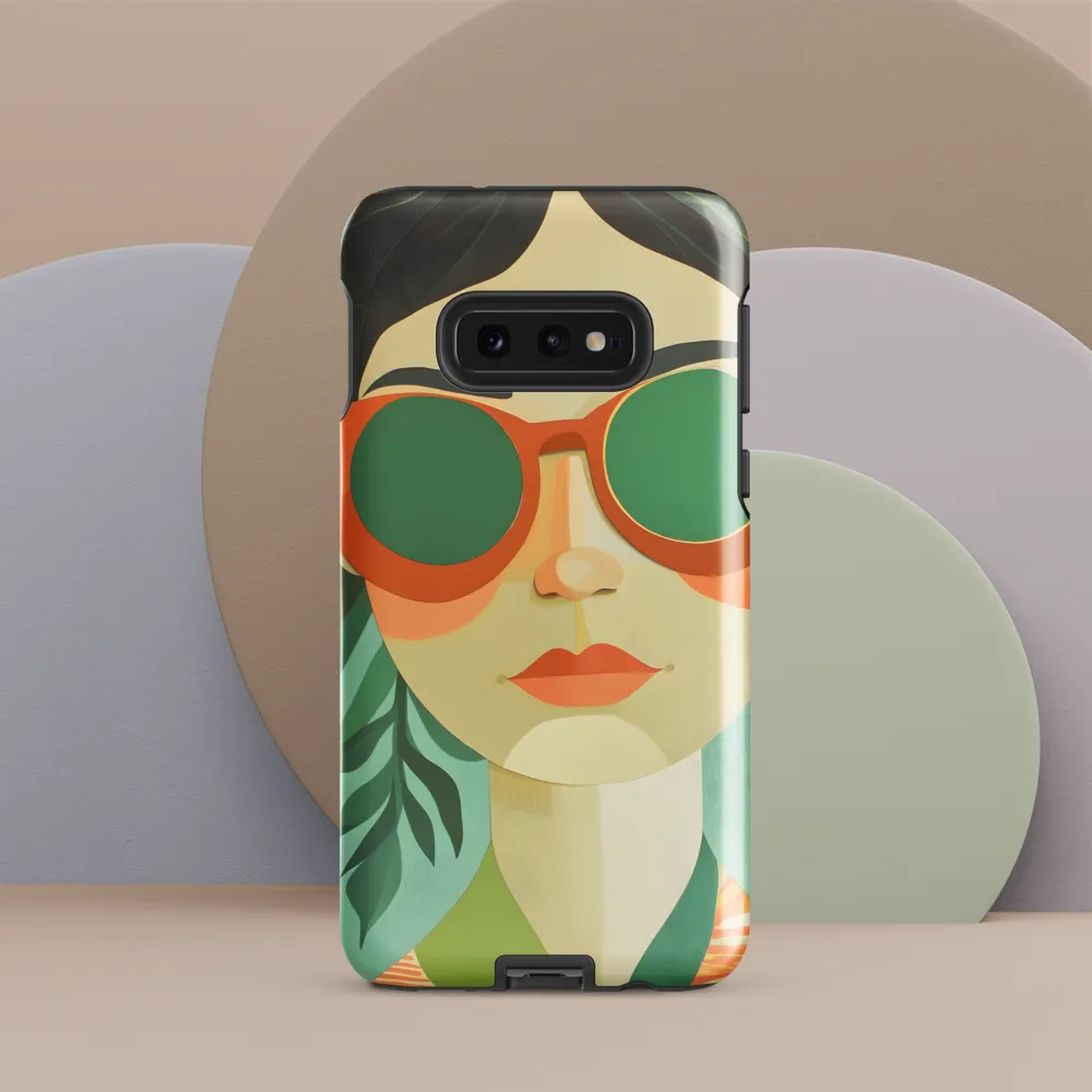 Bold Serenity: A Modern Portrait