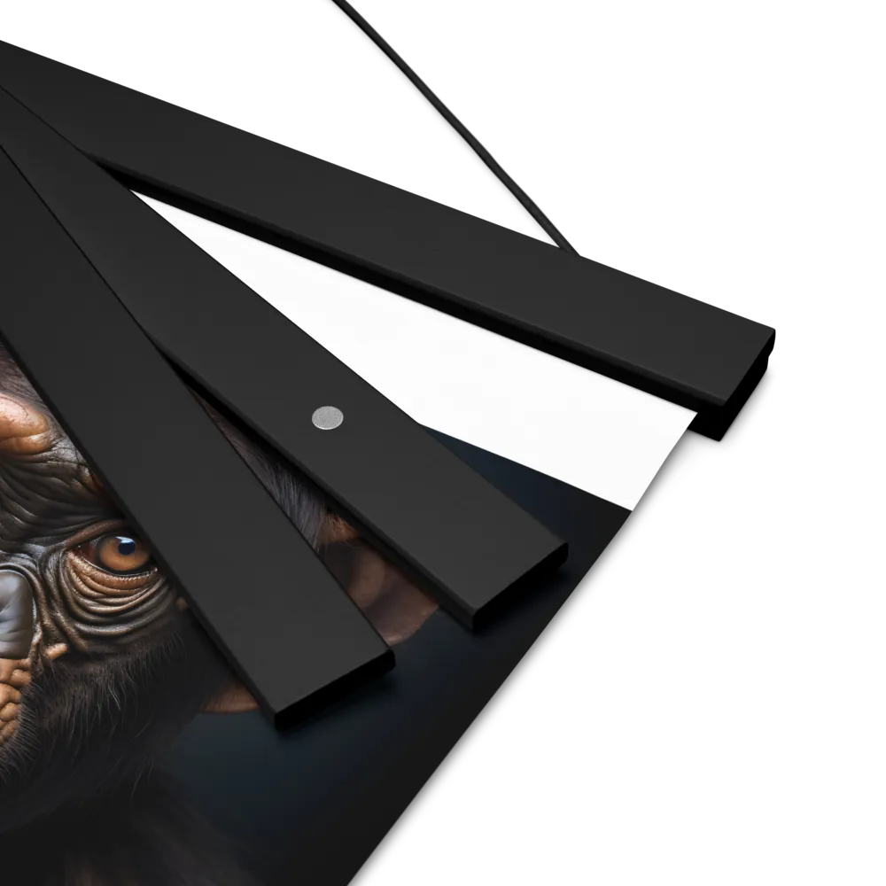 Whispers of Curiosity | Poster With Black Wood Hanger | 8″×10″
