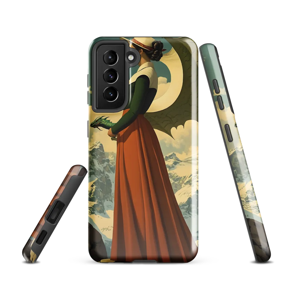 Mystic Harmony: The Dragon Keeper | Phone Case |  S21 | Tough Case | Glossy