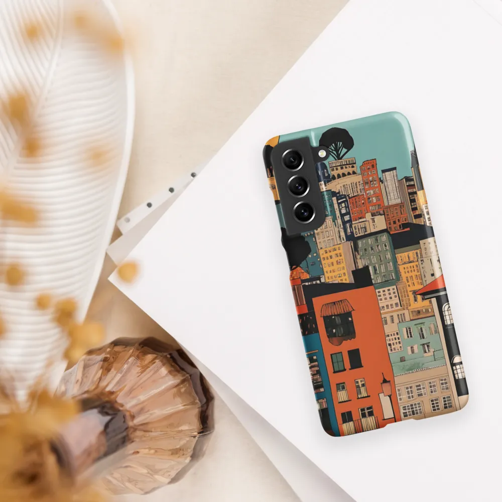 Urban Fusion: A Colorful Cityscape