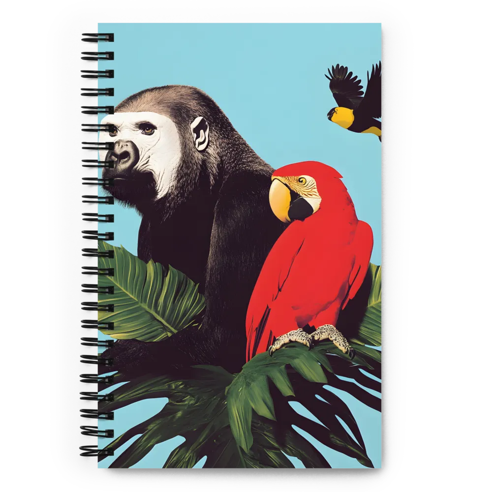 Tropical Harmony: A Celebration of Wildlife | Spiral Notebook