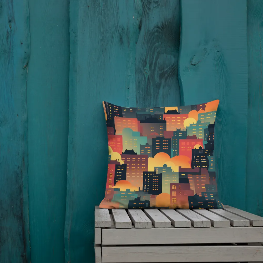 Twilight in the Concrete Jungle | Pillow | 18″×18″