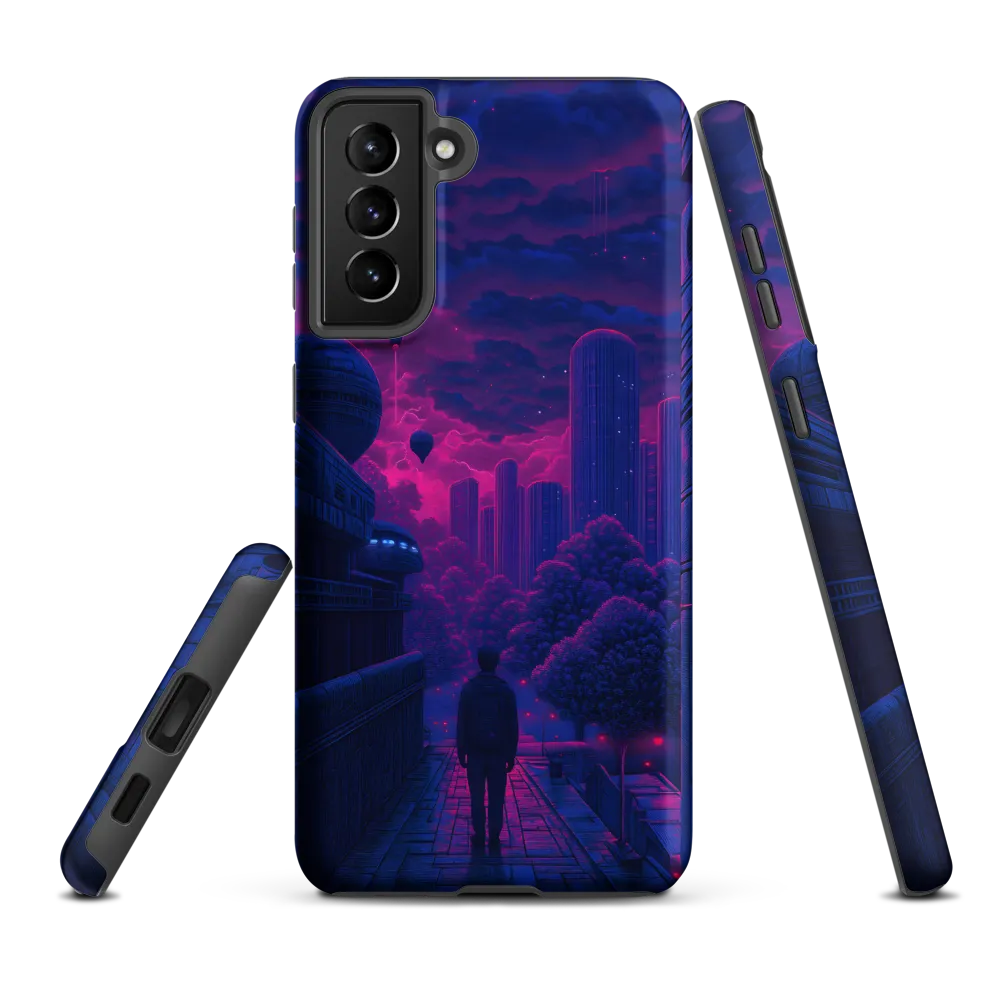 Lost in a Technological Dreamscape | Phone Case |  S21 Plus | Tough Case | Matte