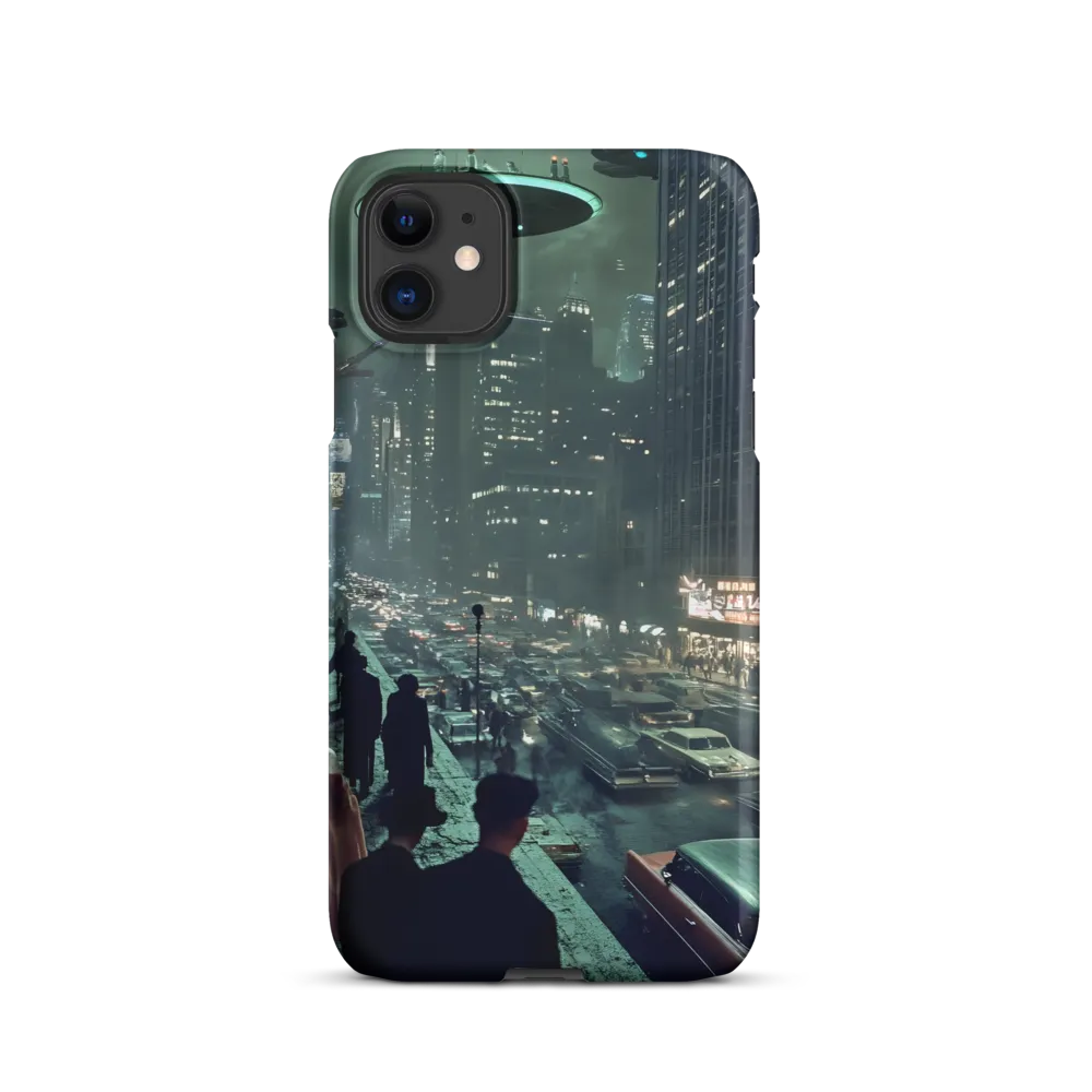 Mysterious Encounters in a Neon City | Phone Case |  11 | Snap Case | Matte