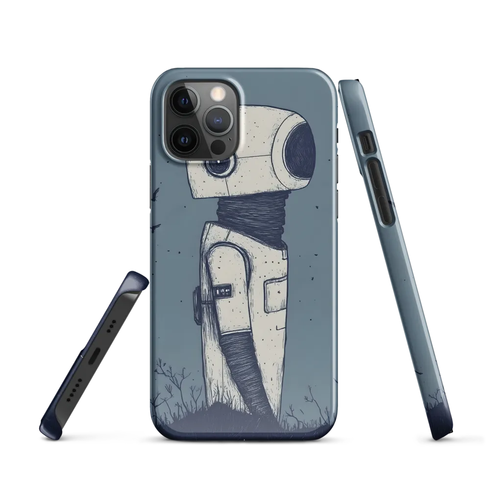 Contemplative Robot in a Barren Landscape