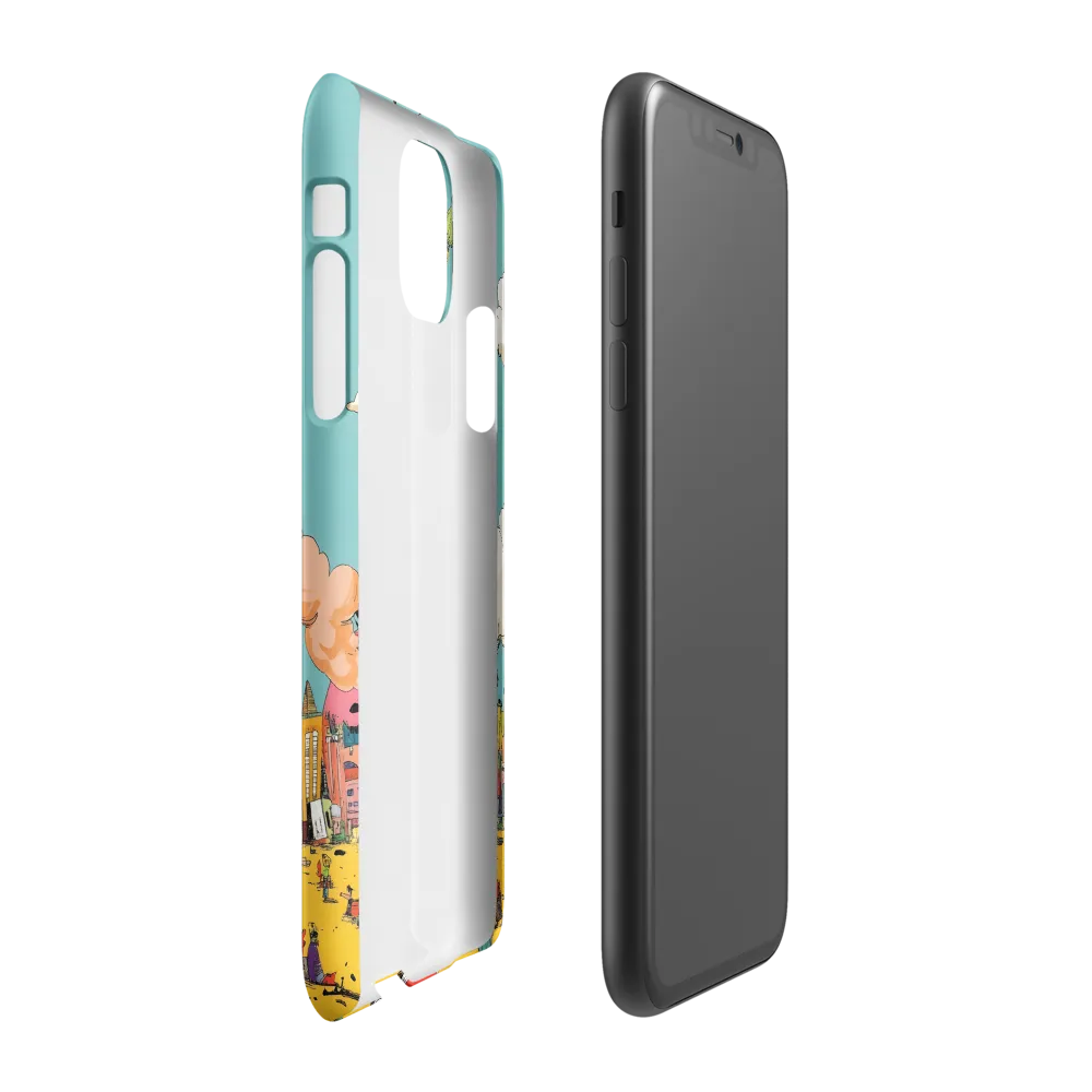 Urban Fantasia: A Whimsical Encounter | Phone Case |  11 | Snap Case | Matte