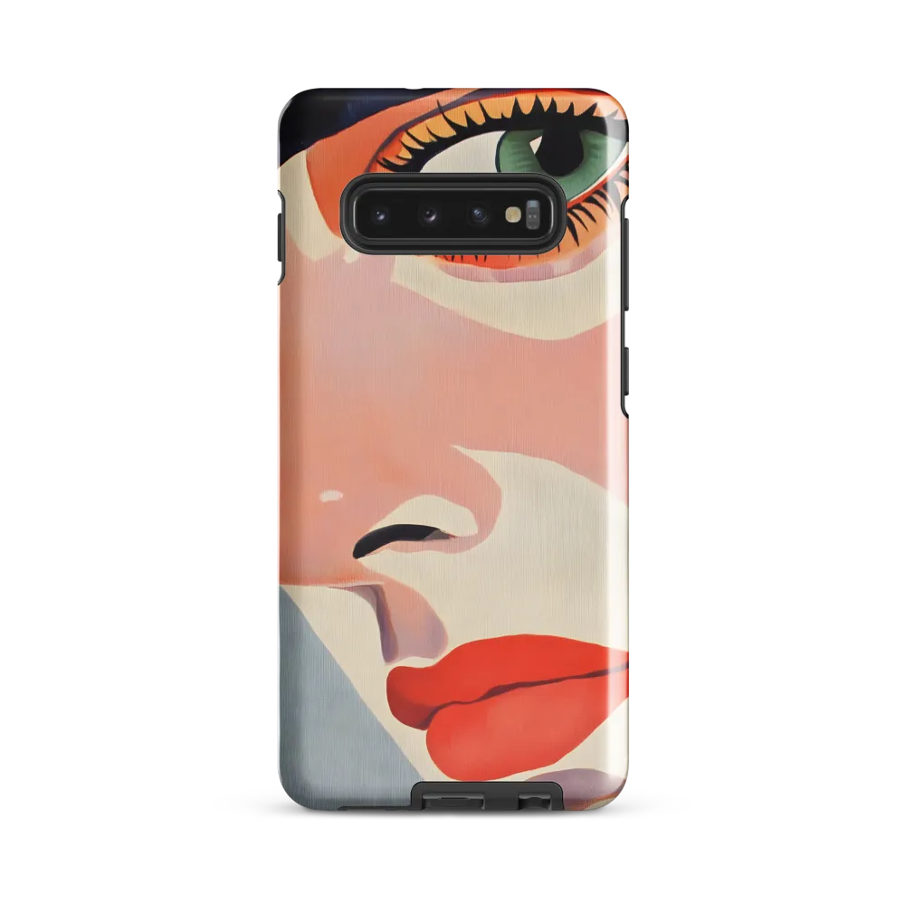 Captivating Gaze | Phone Case |  S10 Plus | Tough Case | Glossy