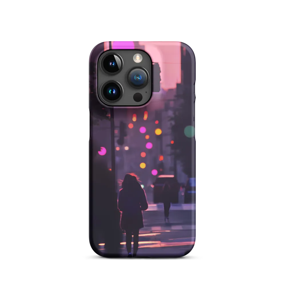 City Silhouettes at Dusk | Phone Case |  15 Pro | Snap Case | Matte