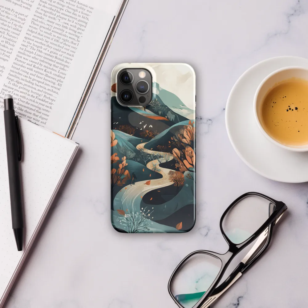 Whispers of Autumn: A Serene Journey | Phone Case |  12 Pro Max | Snap Case | Glossy