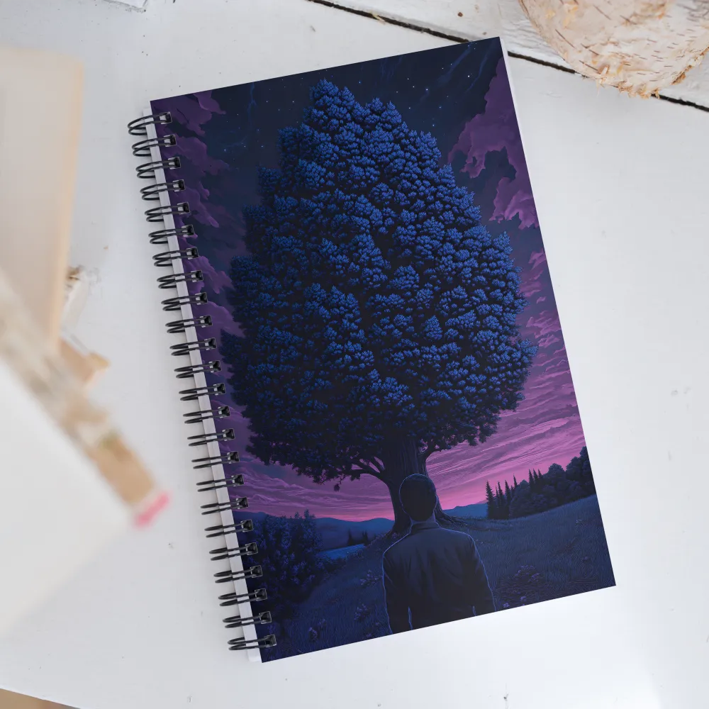 Whispers of the Night Tree | Spiral Notebook