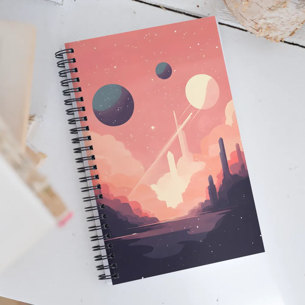 Celestial Serenity | Spiral Notebook