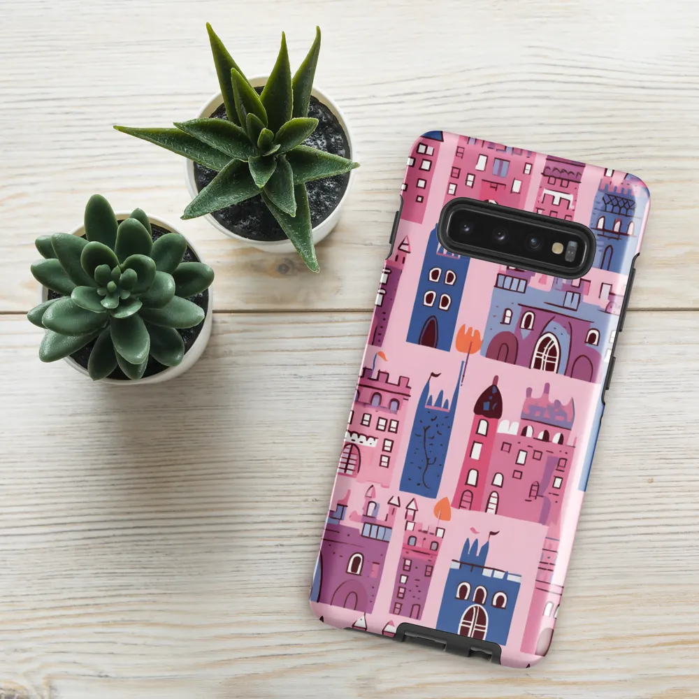 Whimsical Castles: A Playful Tapestry | Phone Case |  S10 Plus | Tough Case | Glossy