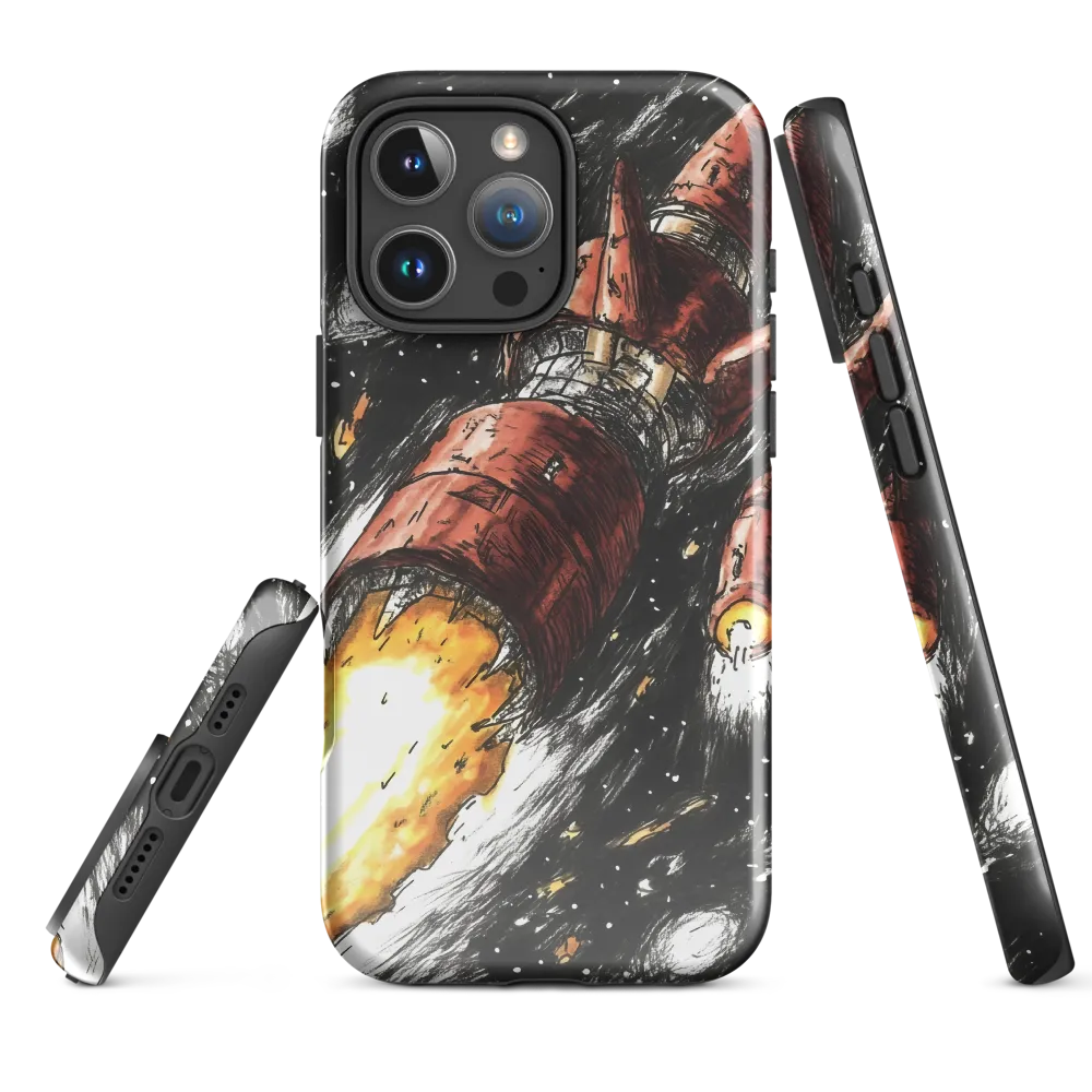 Ignition in the Abyss | Phone Case |  16 Pro Max | Tough Case | Glossy
