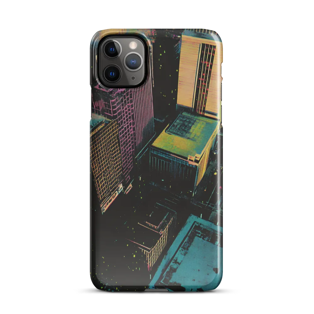 Neon Dreams: A City from Above | Phone Case |  11 Pro Max | Snap Case | Glossy