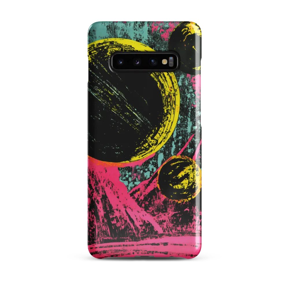 Cosmic Dance: An Abstract Exploration | Phone Case |  S10 Plus | Snap Case | Glossy