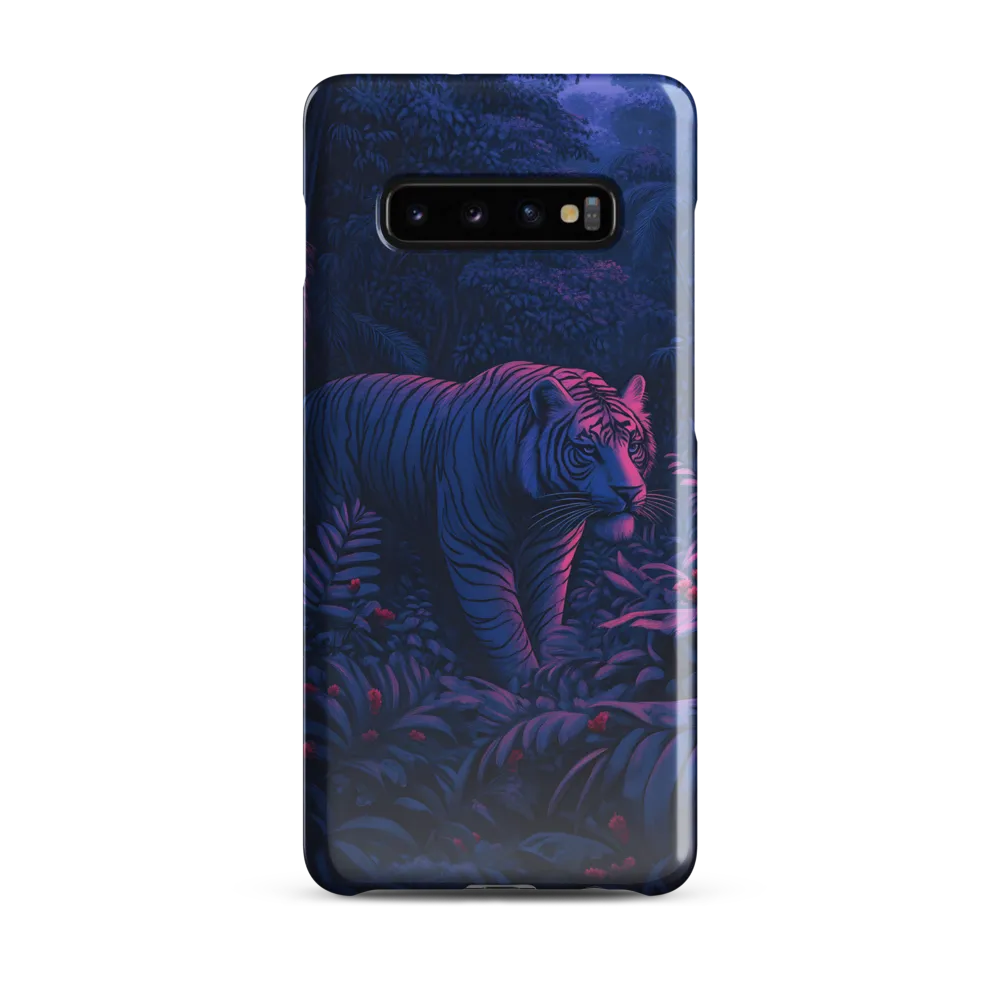 Mystic Prowler: The White Tiger in the Jungle | Phone Case |  S10 Plus | Snap Case | Glossy