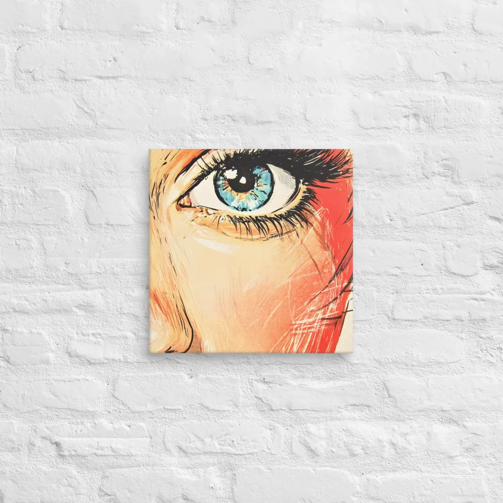 Gaze of Emotion | Canvas | 14″×14″
