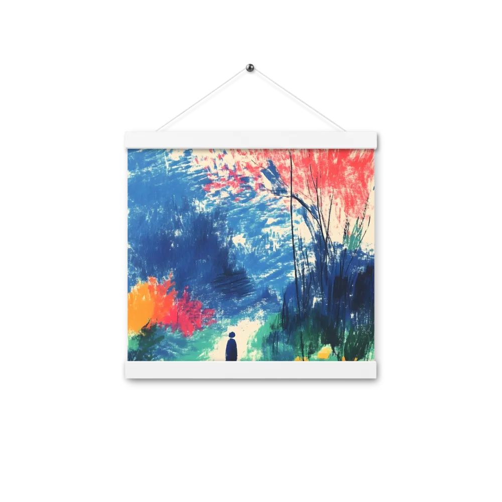 Whispers of Tranquility | Poster With White Wood Hanger | 12″×12″