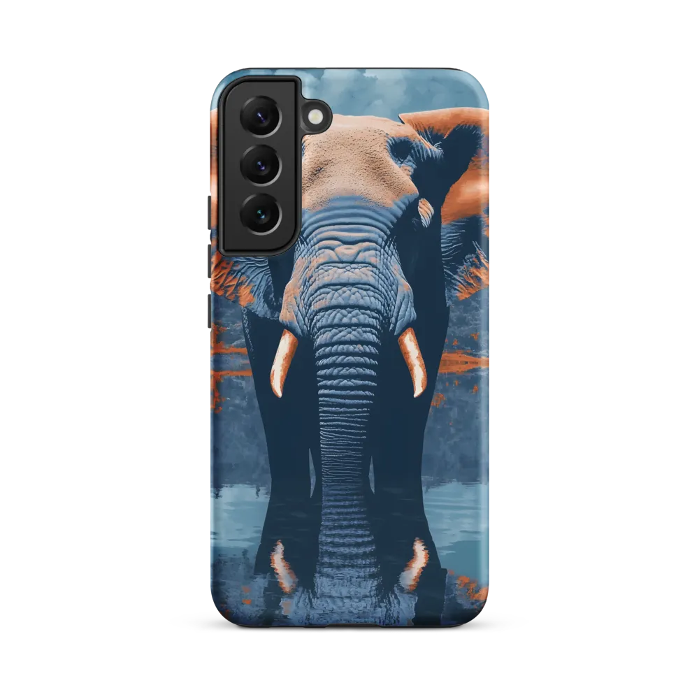 Majestic Reflection: The Elephant's Serenade