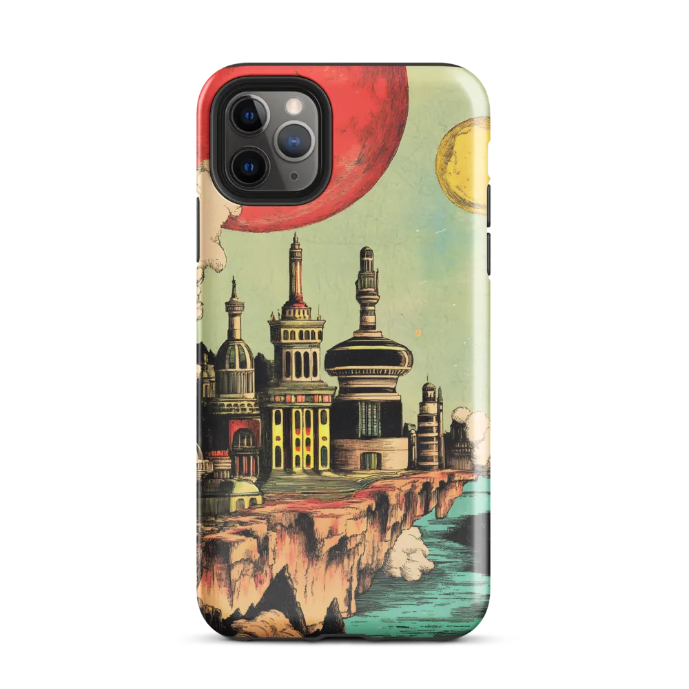 Edge of Fantasy: A Surreal Cityscape | Phone Case |  11 Pro Max | Tough Case | Glossy