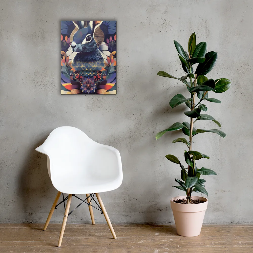 Ethereal Bunny: A Geometric Wonderland