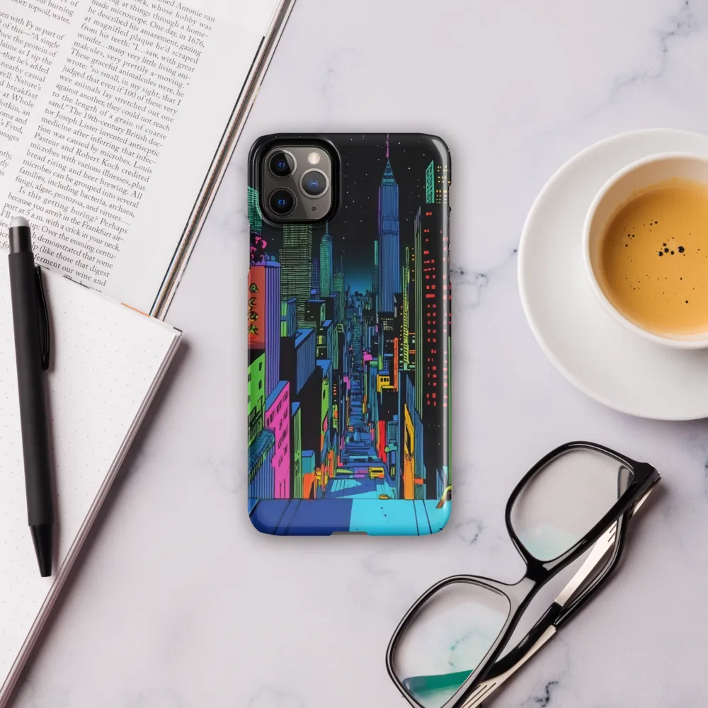 Neon Dreams of a Futuristic City | Phone Case |  11 Pro Max | Snap Case | Glossy