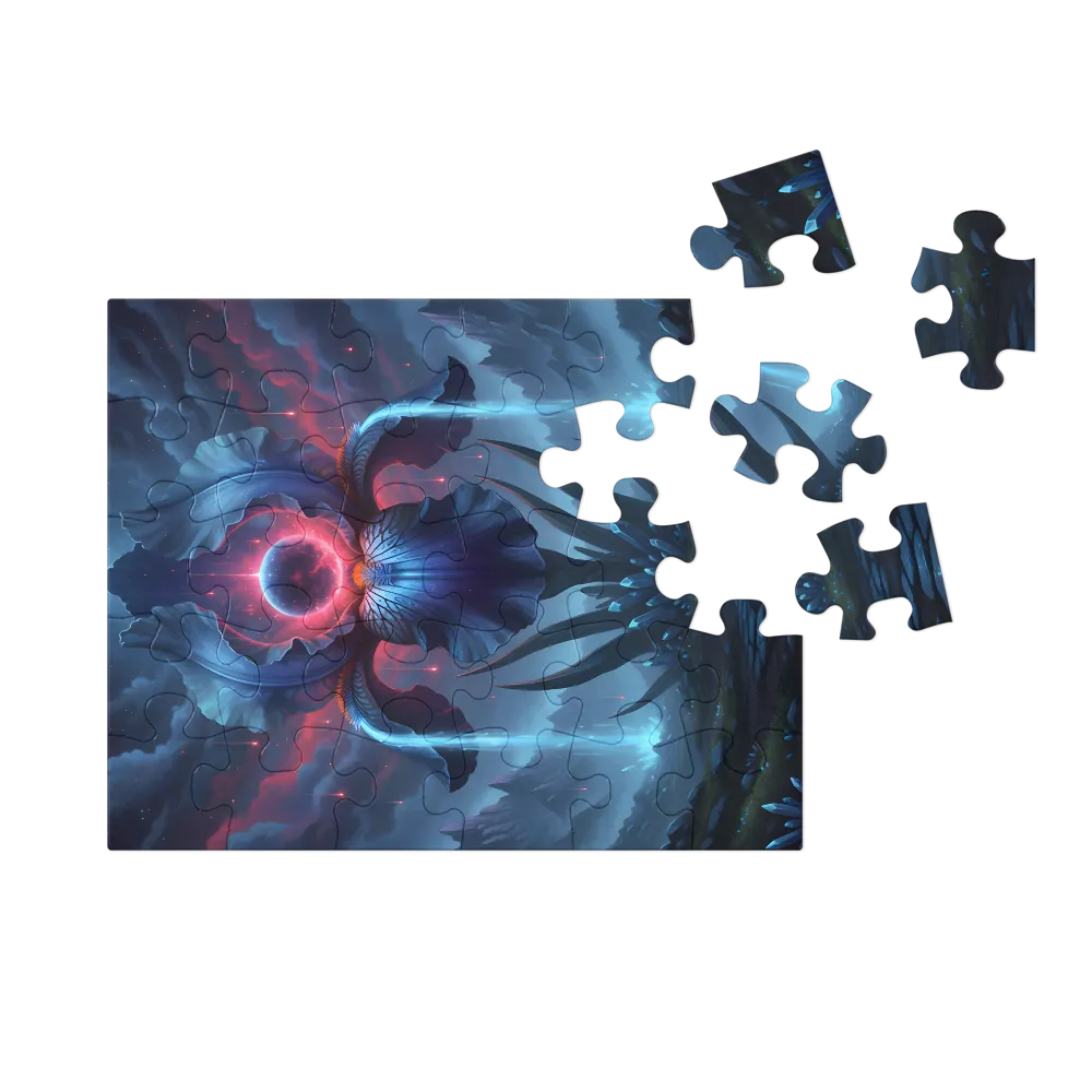 Celestial Iris 
 Jigsaw Puzzle in Tin Box