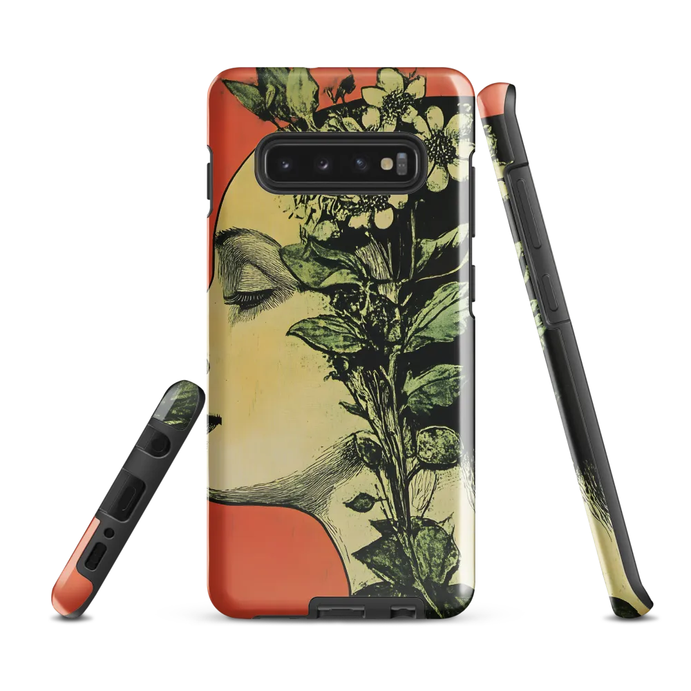 Harmony of Nature and Femininity | Phone Case |  S10 Plus | Tough Case | Glossy