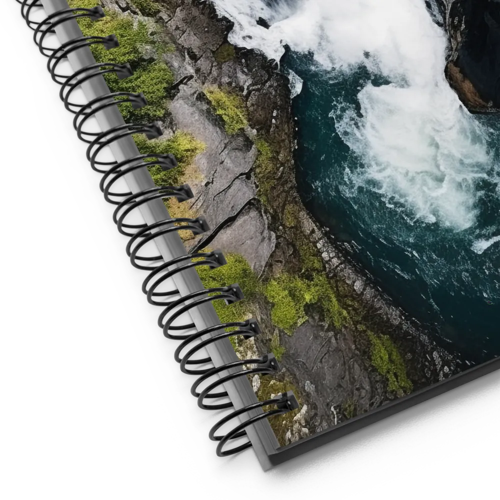 Eternal Flow: The Serene Cascade | Spiral Notebook