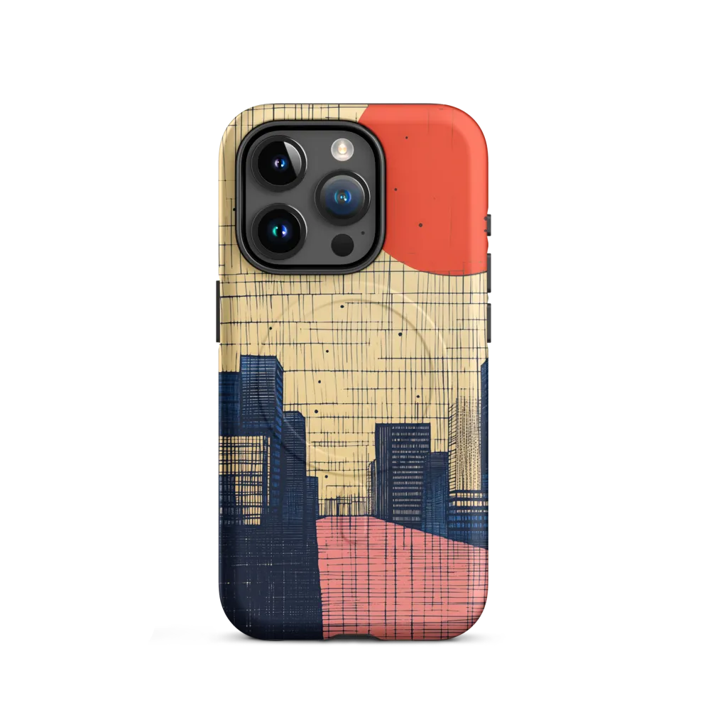 Urban Echoes: A Minimalist Cityscape