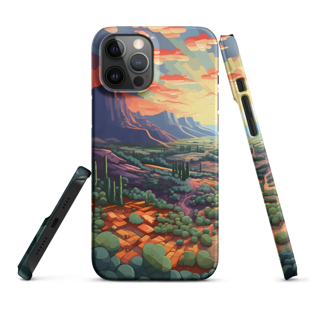 Desert Serenity at Dusk | Phone Case |  12 Pro Max | Snap Case | Matte