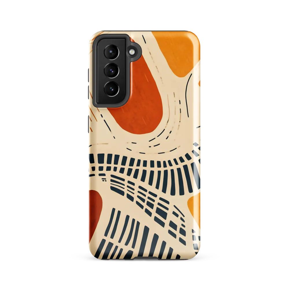 Urban Patterns in Harmony | Phone Case |  S21 FE | Tough Case | Glossy