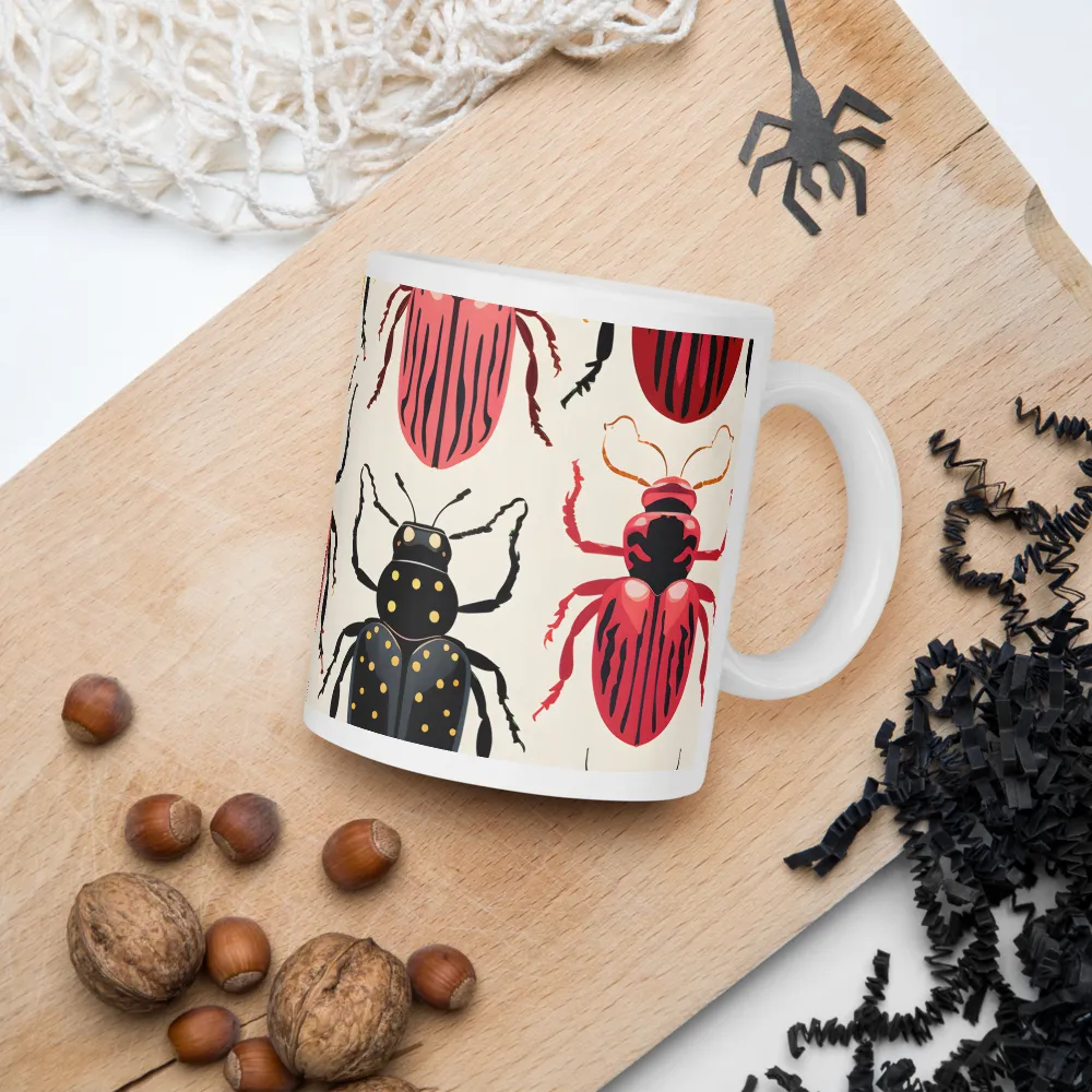 Beetle Mosaic: A Colorful Exploration of Insects | Mugs | Multiple Sizes & Colors