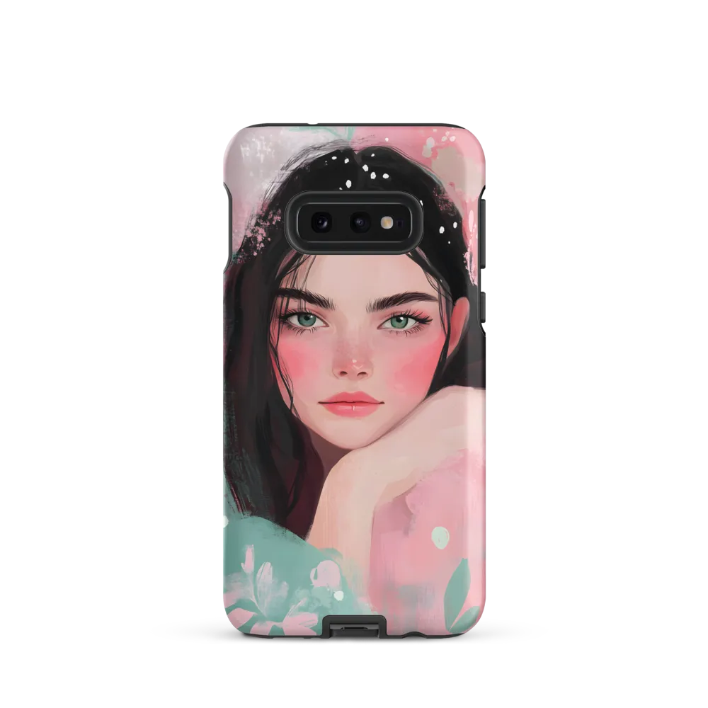 Mint & Rose — Portrait in Pastel Washes