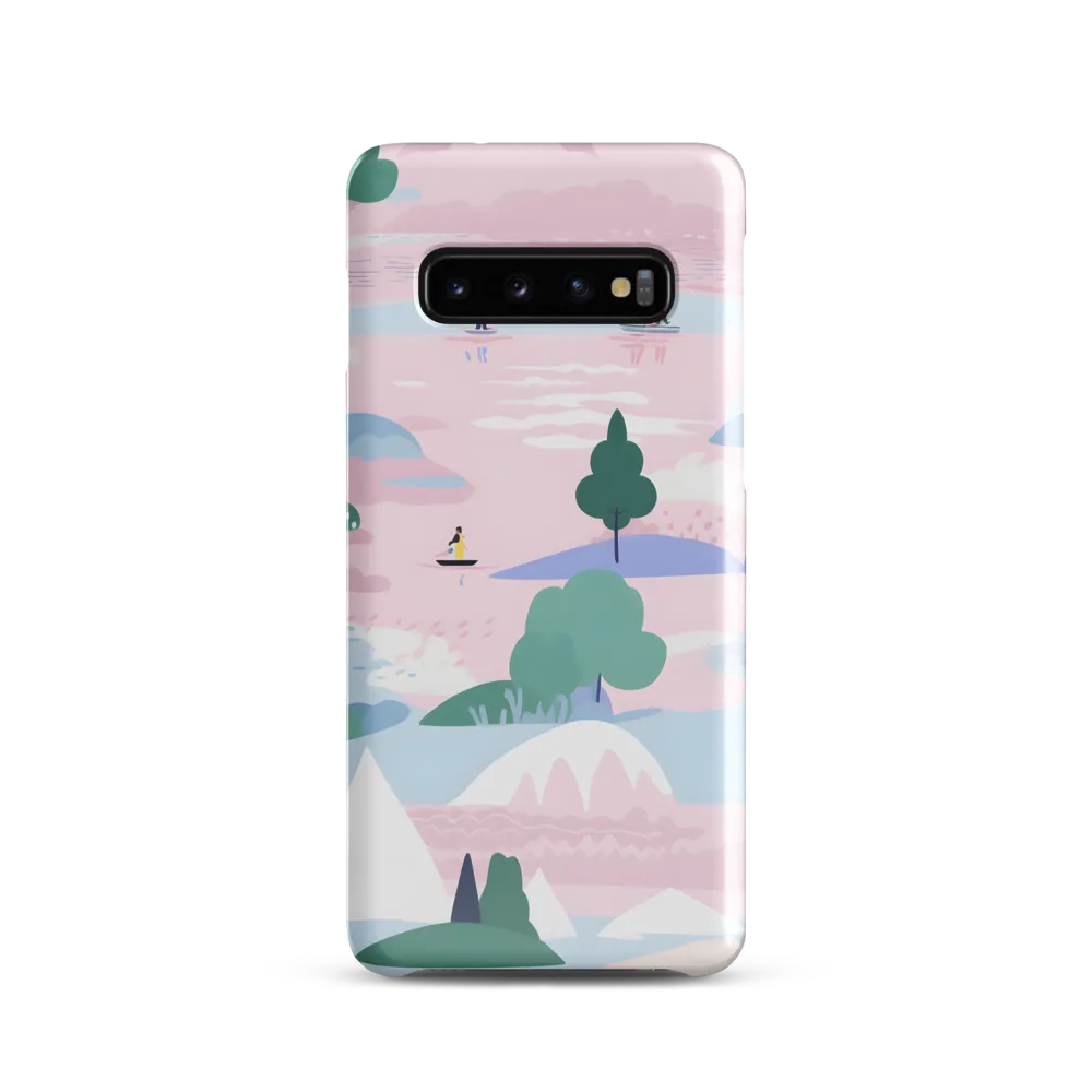 Whimsical Reflections: A Journey Through Landscapes | Phone Case |  S10 | Snap Case | Glossy