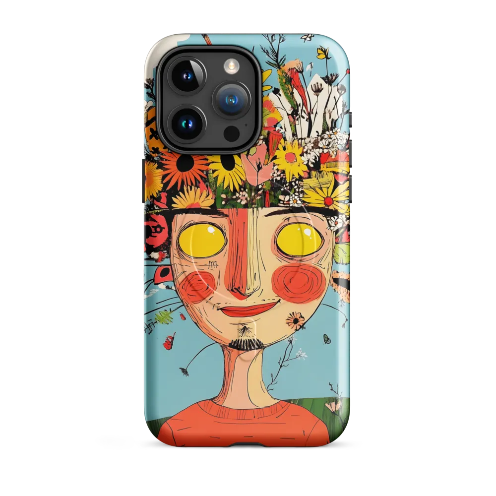 Whimsical Bloom | Phone Case |  15 Pro Max | MagSafe® Tough Case | Glossy