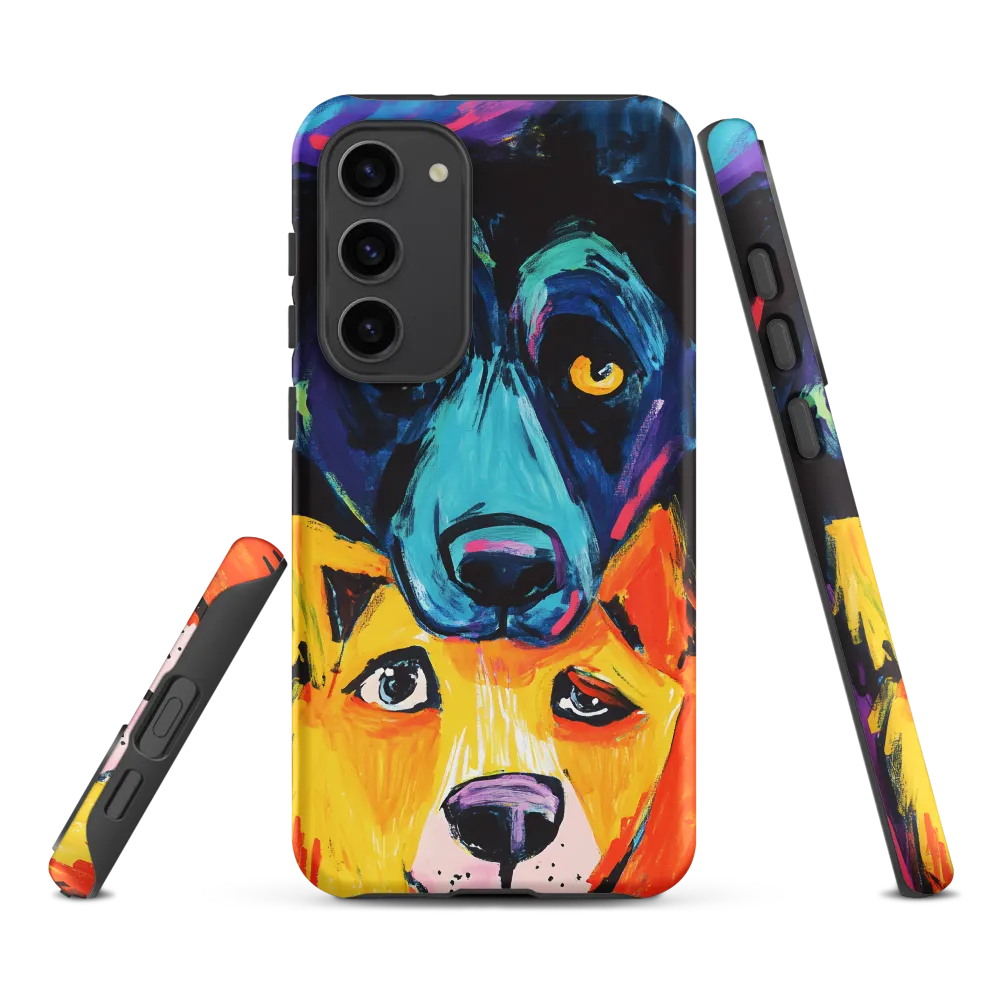 Vibrant Companions: An Expression of Canine Spirit