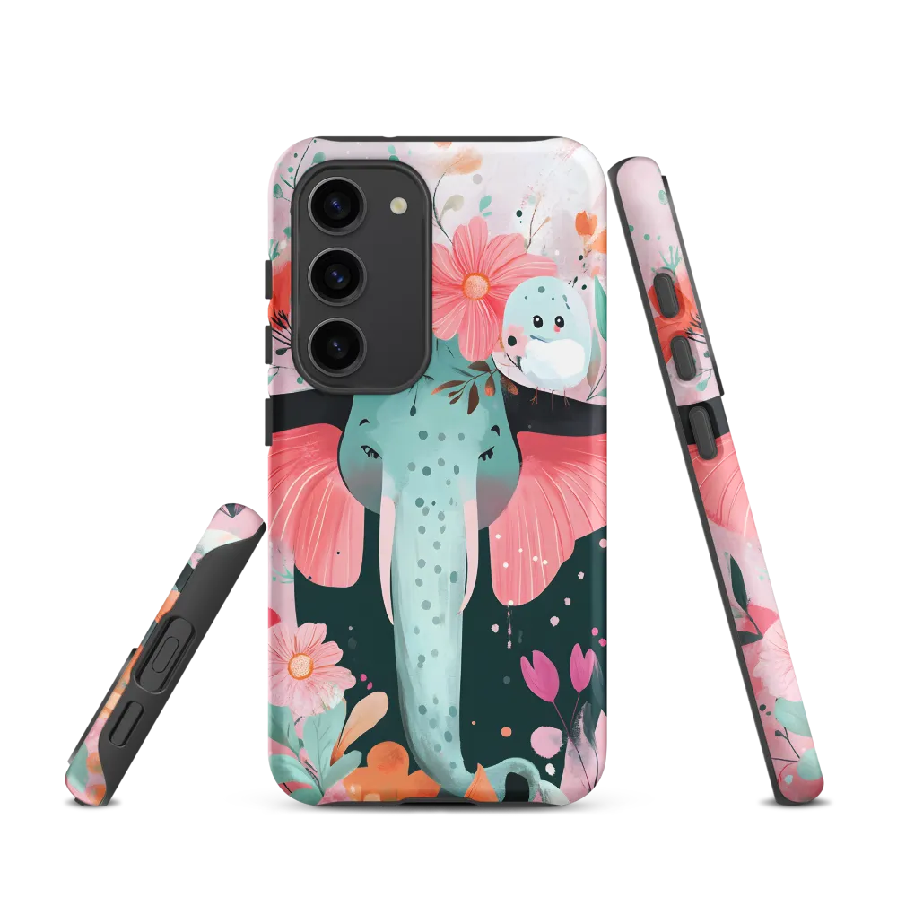 Whimsical Elephant in Bloom