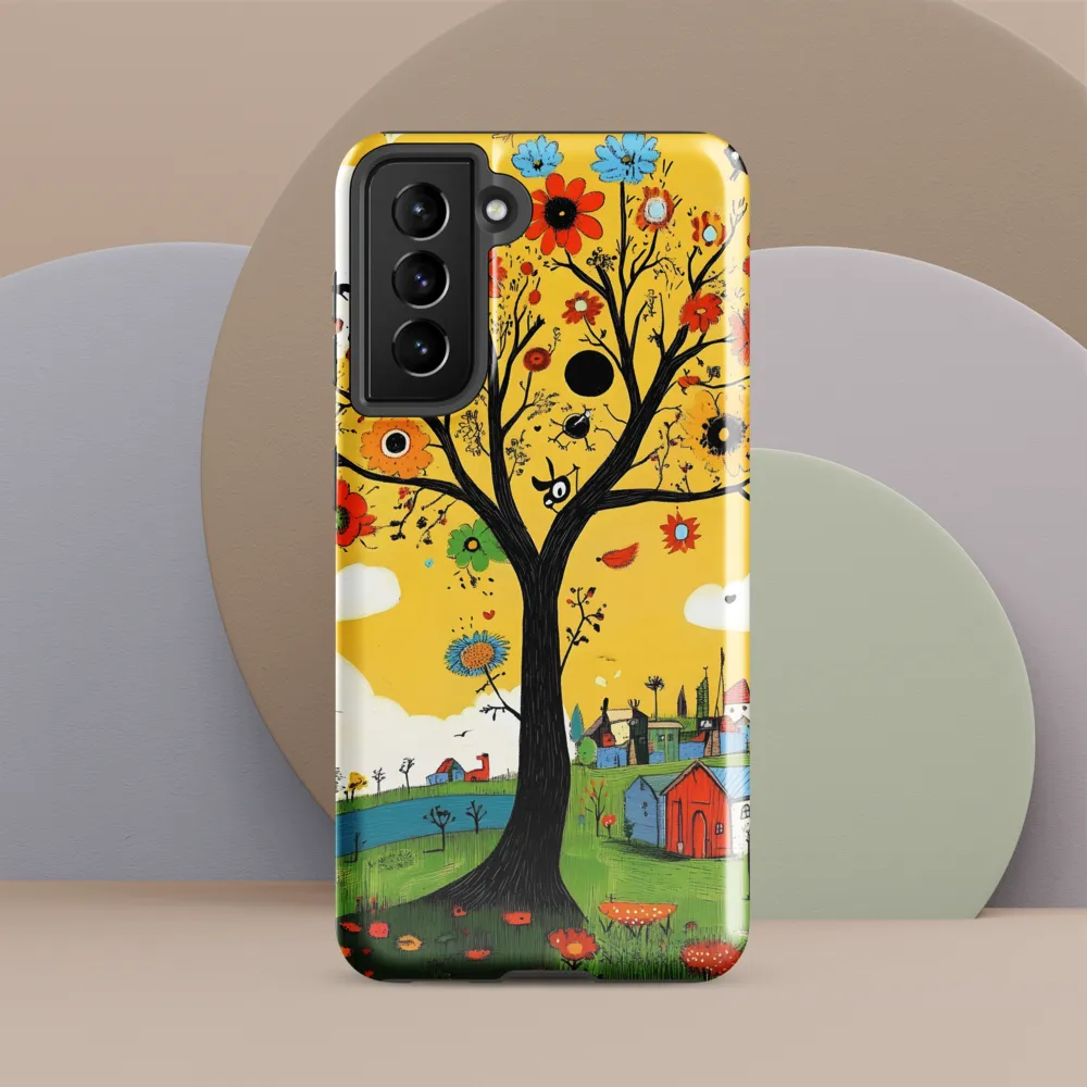 Whimsical Blooms of Life | Phone Case |  S21 | Tough Case | Glossy