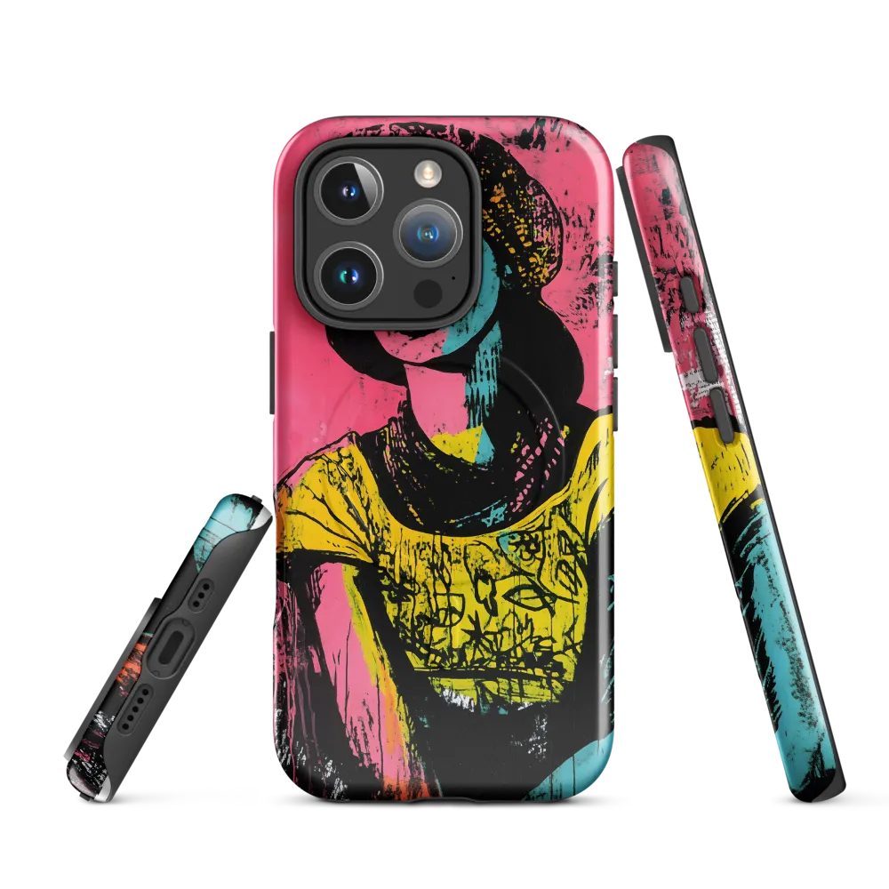 Urban Elegance: A Graffiti Portrait