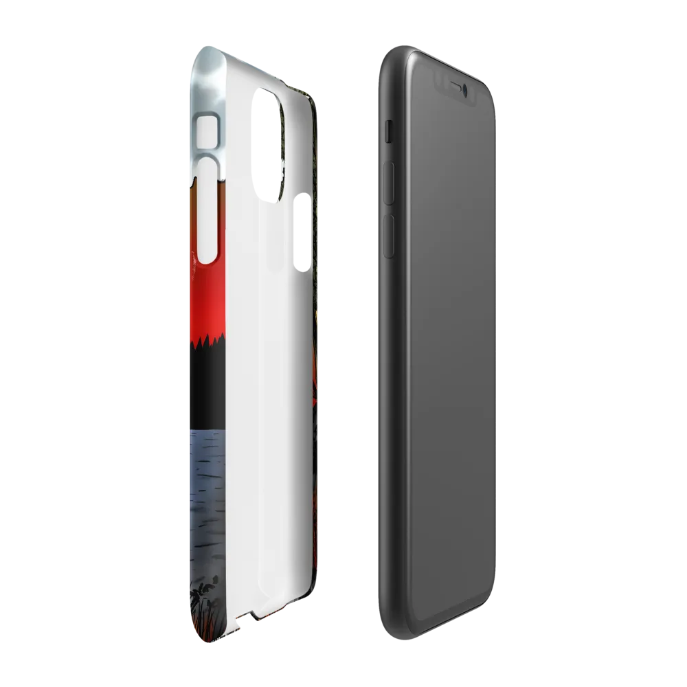 Serene Sunset Over the Lake | Phone Case |  11 | Snap Case | Matte