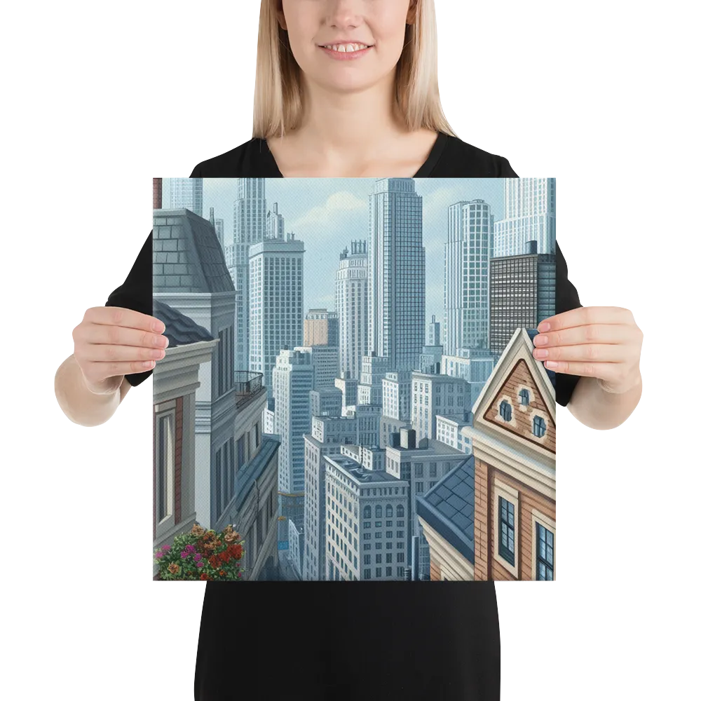 Urban Symphony | Canvas | 16″×16″