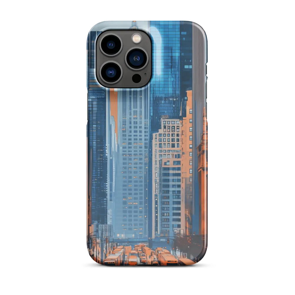 Urban Symphony in Blue and Orange