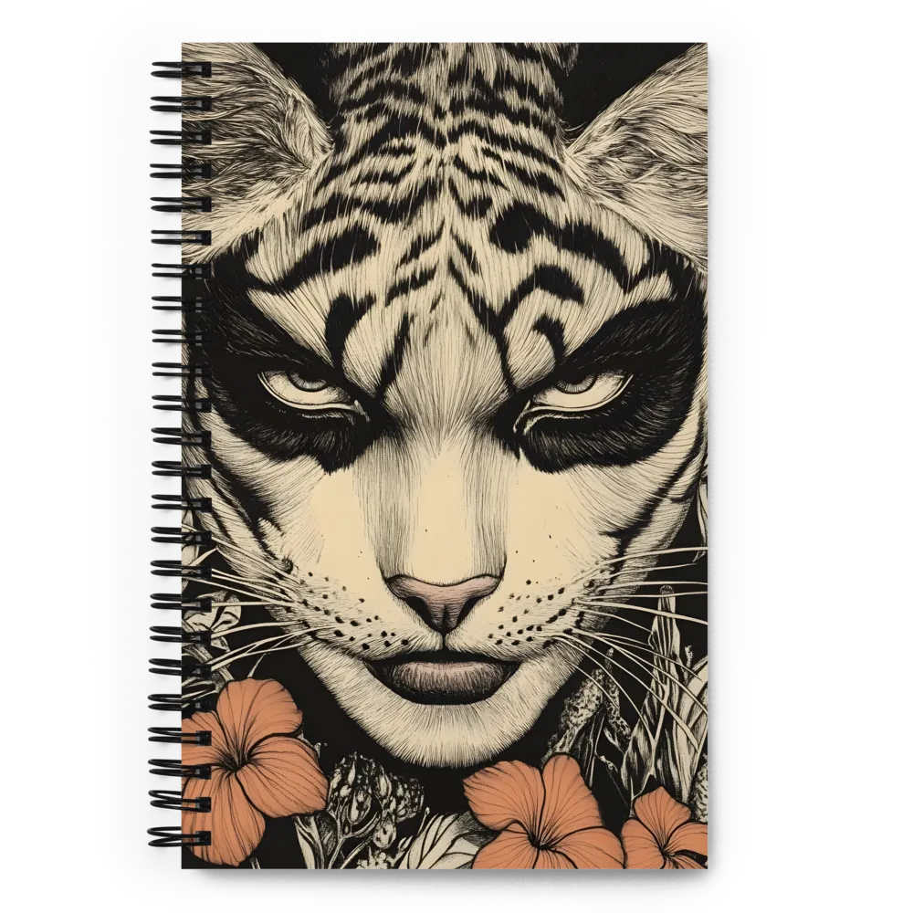 Feline Majesty: The Human-Leopard Connection | Spiral Notebook