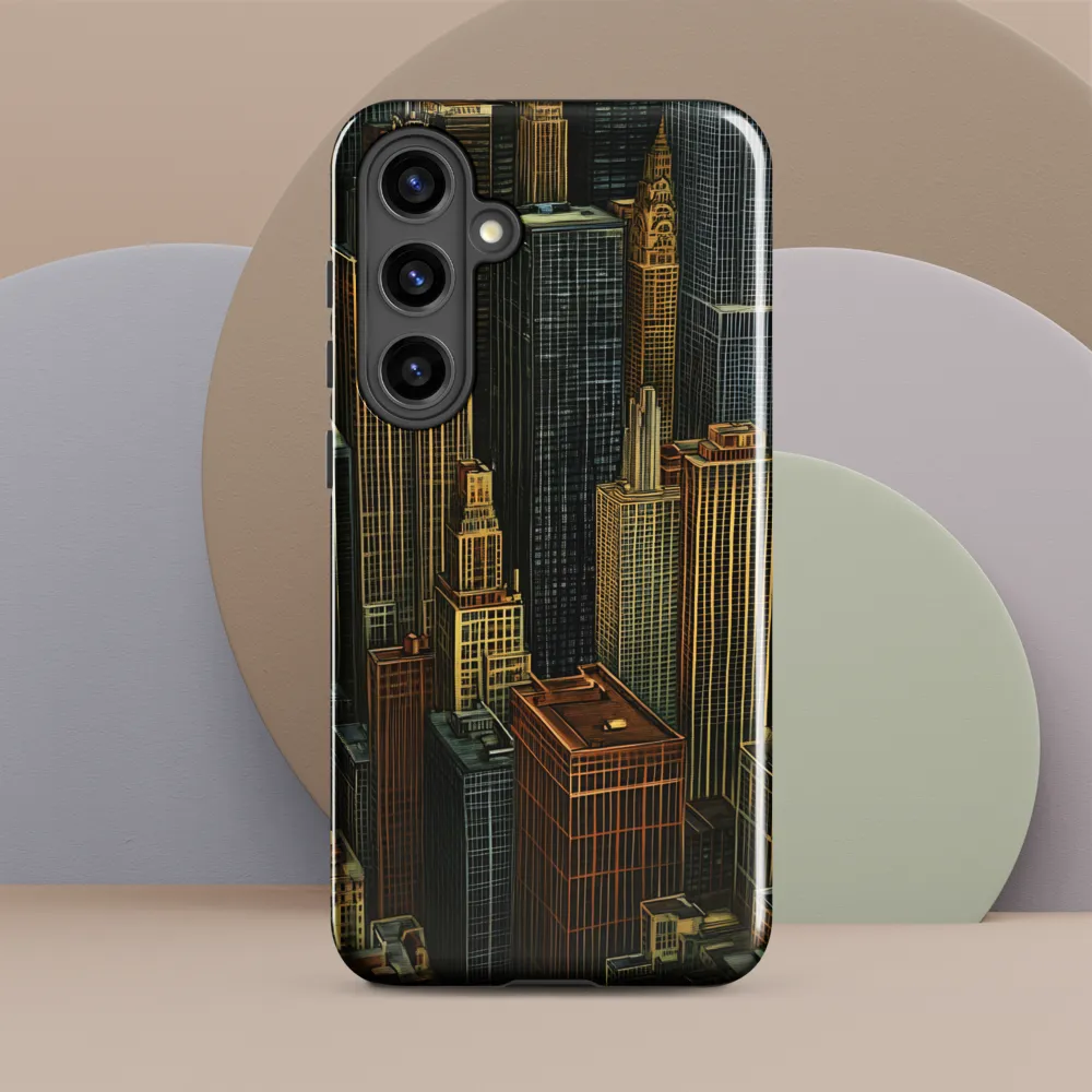 Urban Elegance: A Golden Cityscape