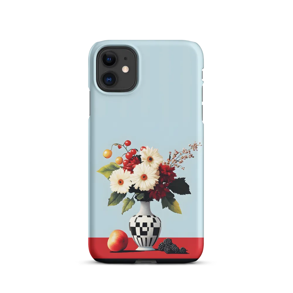 Floral Symphony: A Modern Still Life | Phone Case |  11 | Snap Case | Matte