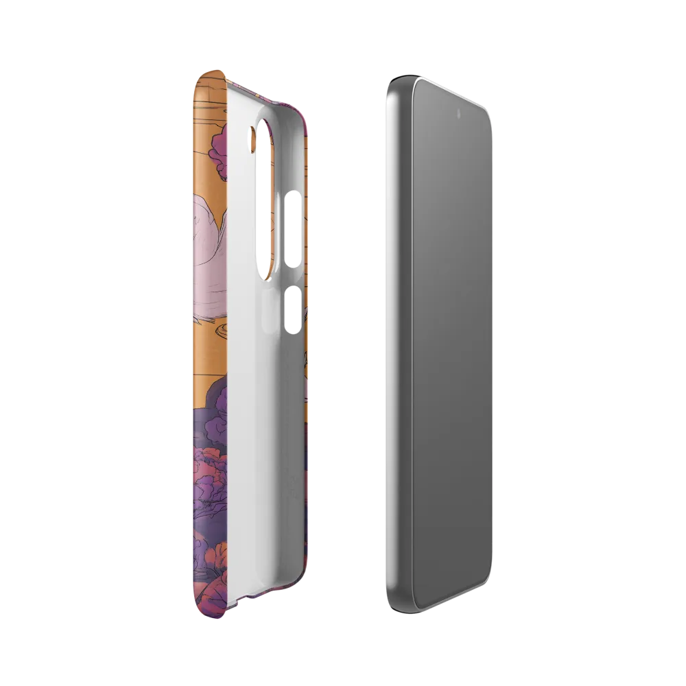 Whispers of the Violet Dawn | Phone Case |  S23 | Snap Case | Matte