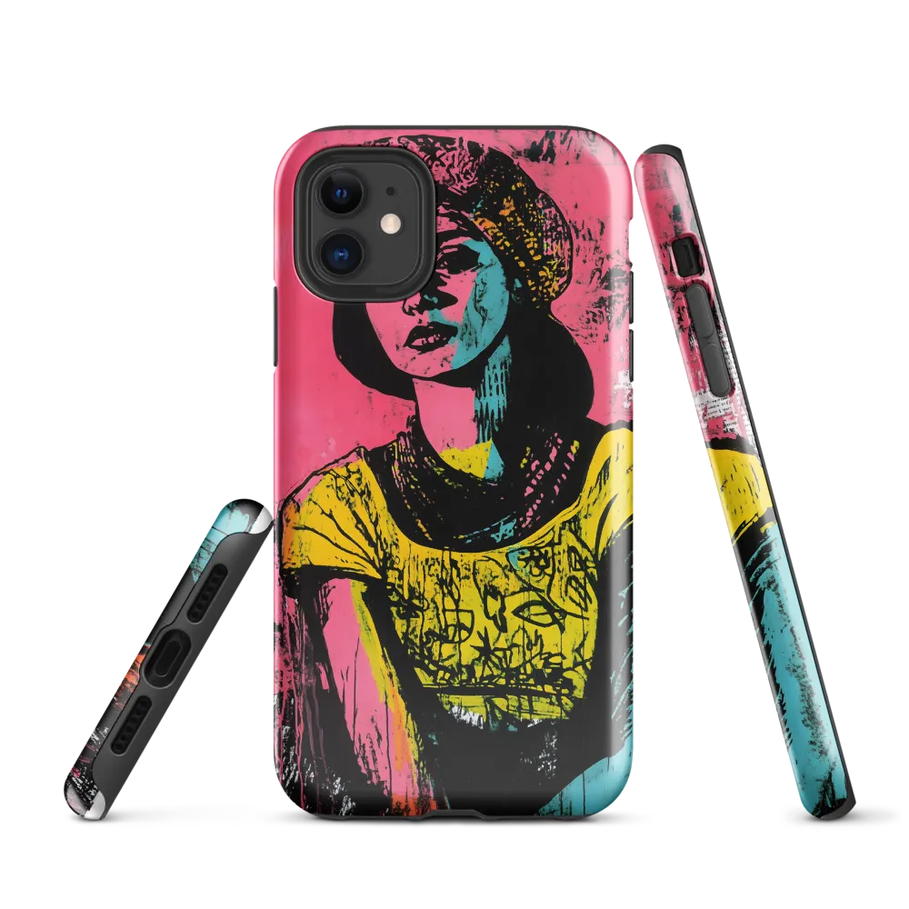 Urban Elegance: A Graffiti Portrait