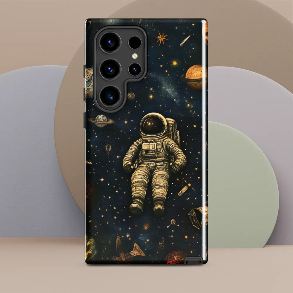Cosmic Voyage: An Astronaut's Solitude