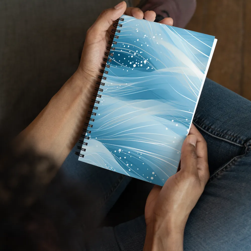 Ethereal Ocean Waves | Spiral Notebook